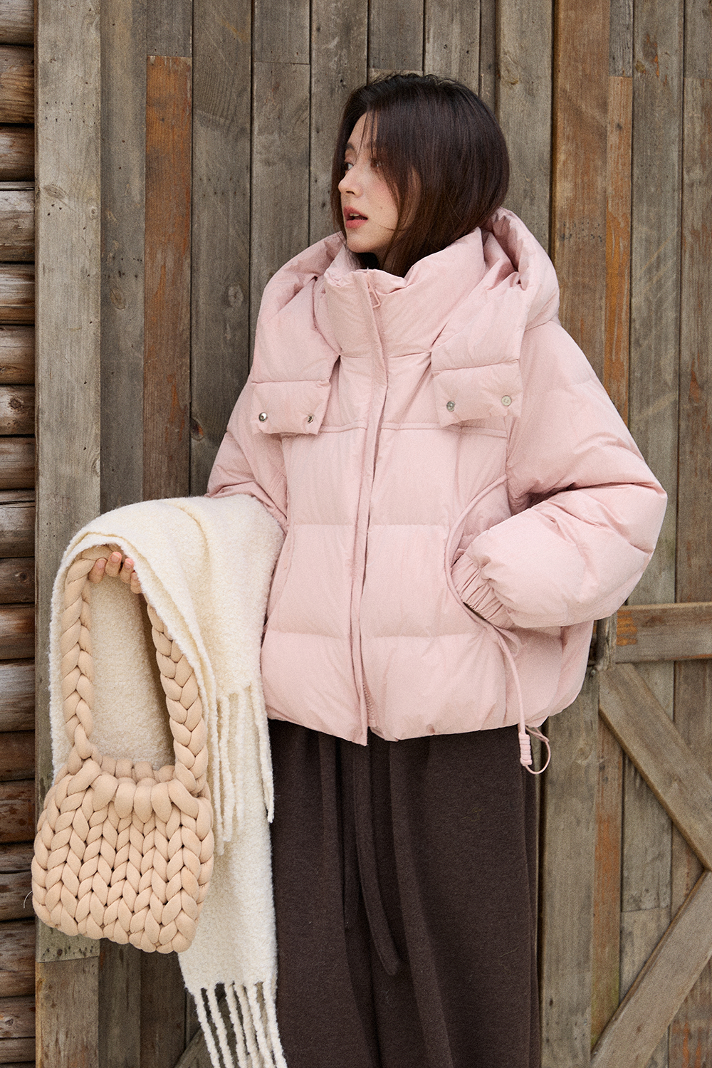 여성용 퍼퍼 재킷 코트