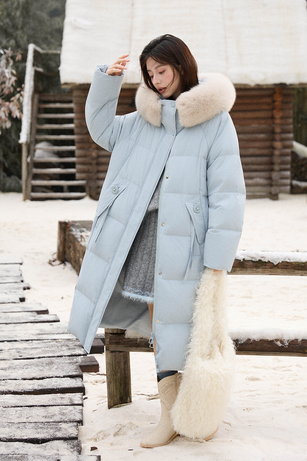 여성용 퍼퍼 재킷 코트
