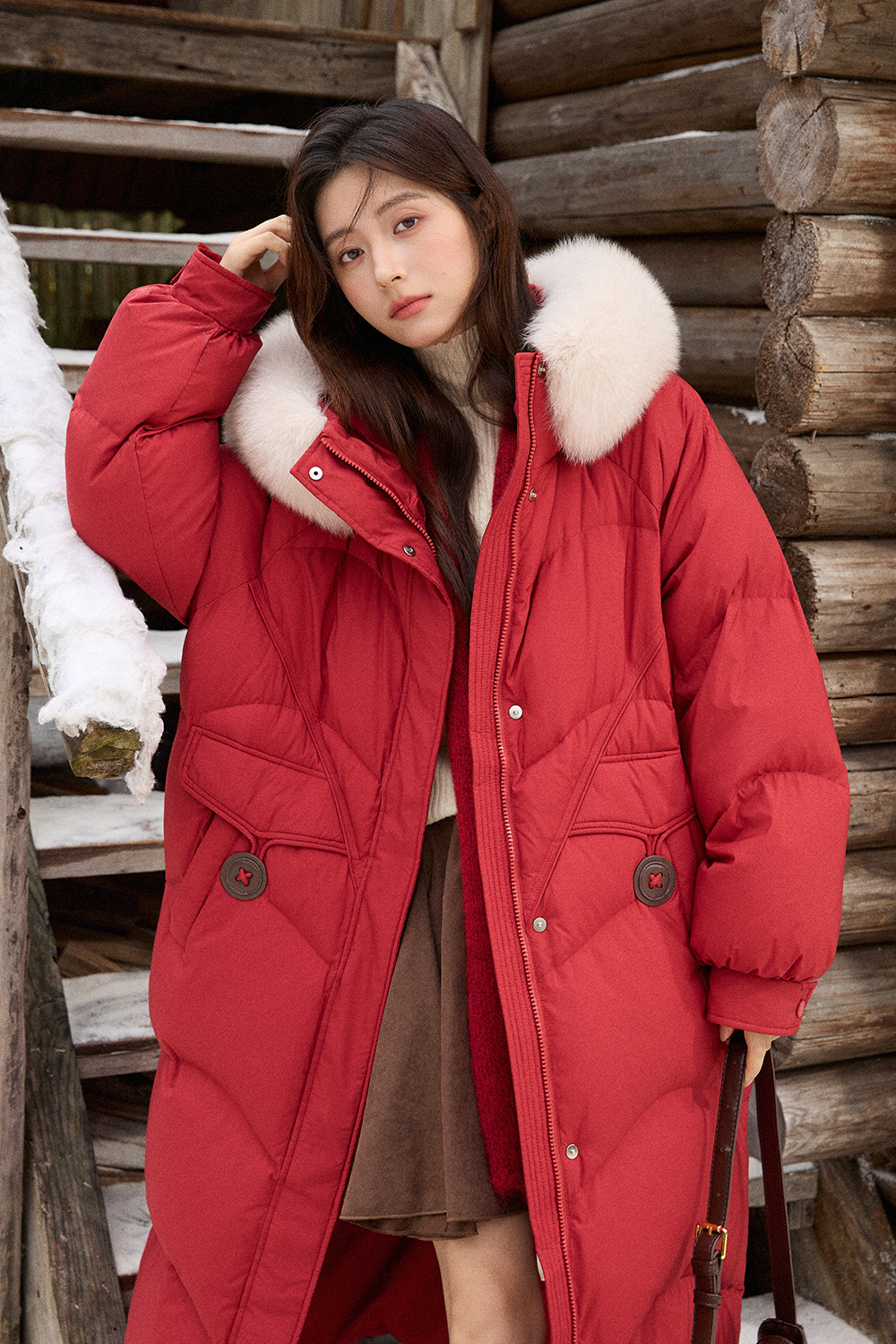 Jaket Mantel Puffer untuk Wanita