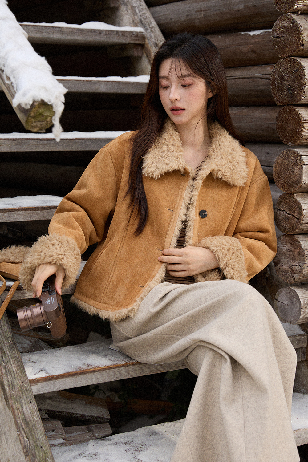 Mantel+Tas untuk Wanita