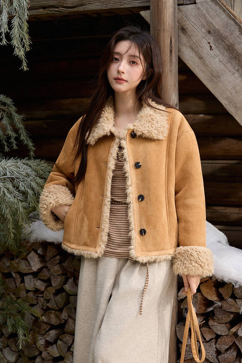 Mantel+Tas untuk Wanita