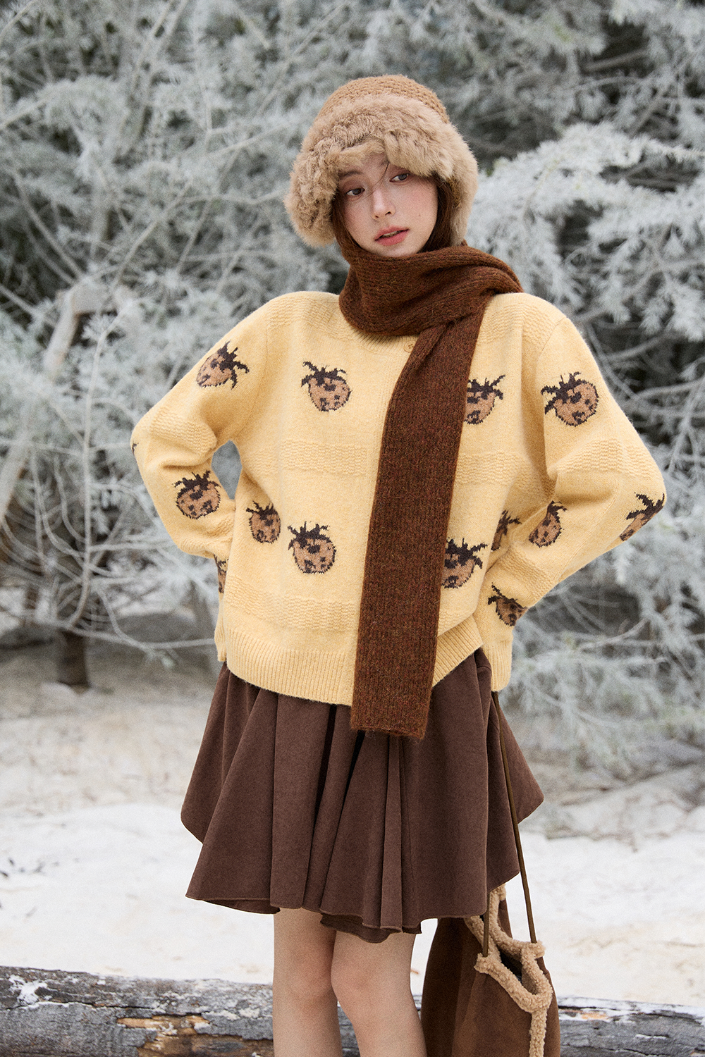 여성용 니트 셔츠