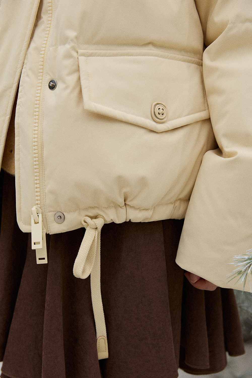 Jaket Mantel Puffer untuk Wanita