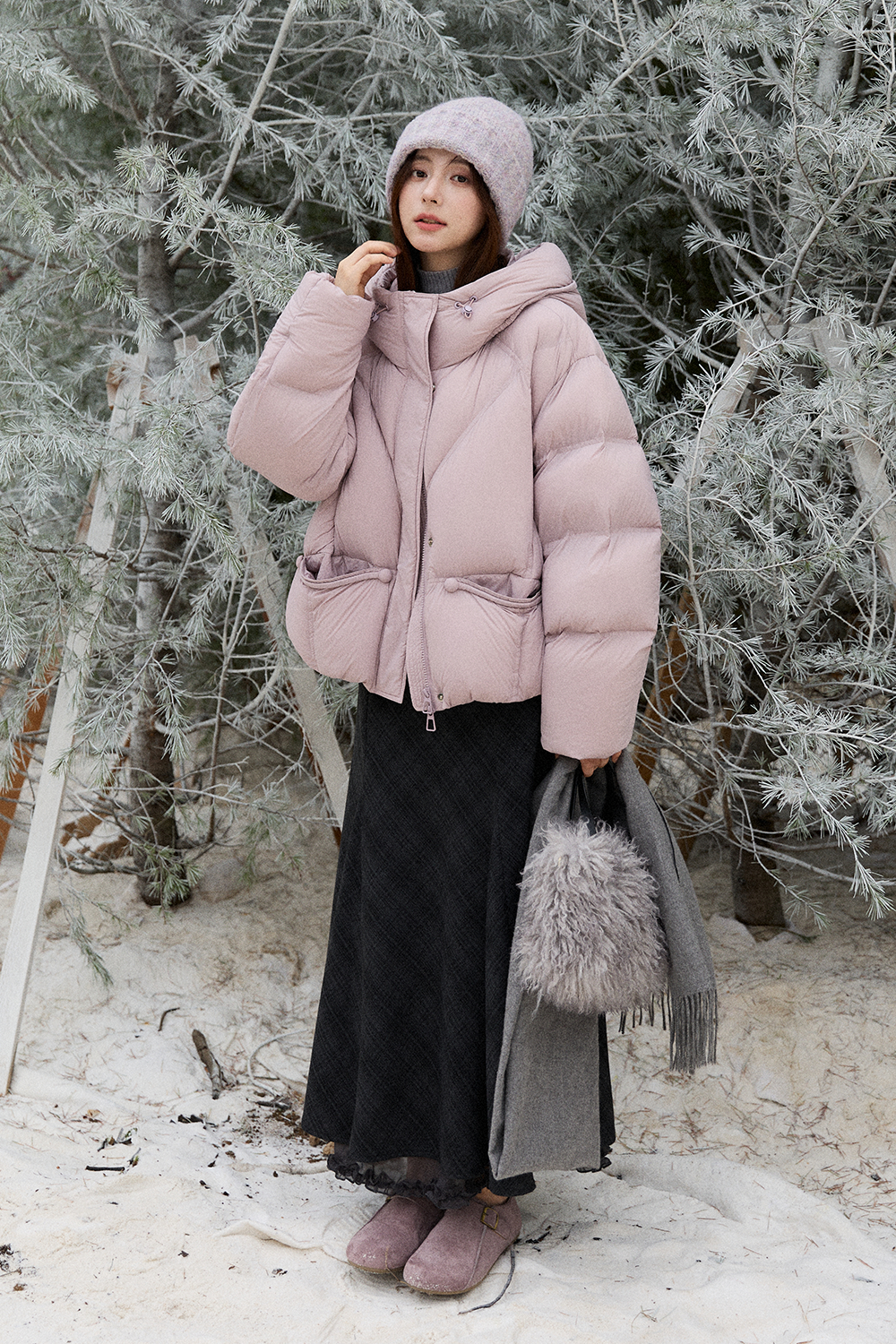 여성용 맥시 스커트