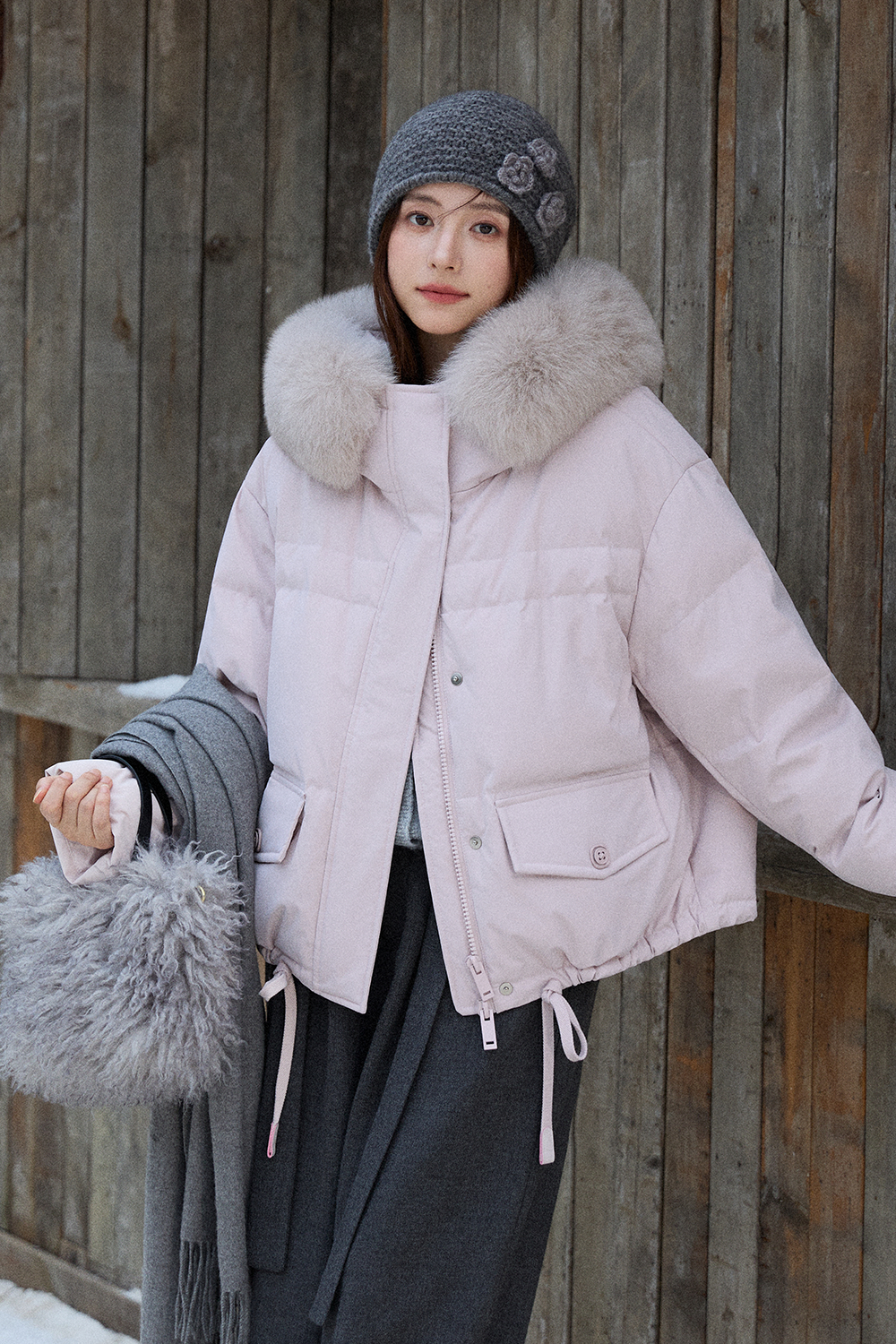 Jaket Mantel Puffer untuk Wanita