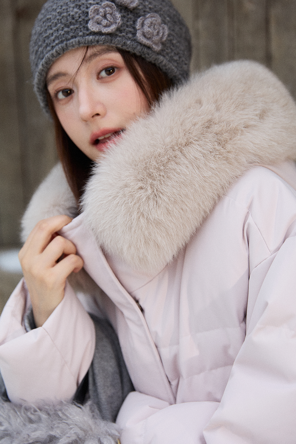 Jaket Mantel Puffer untuk Wanita