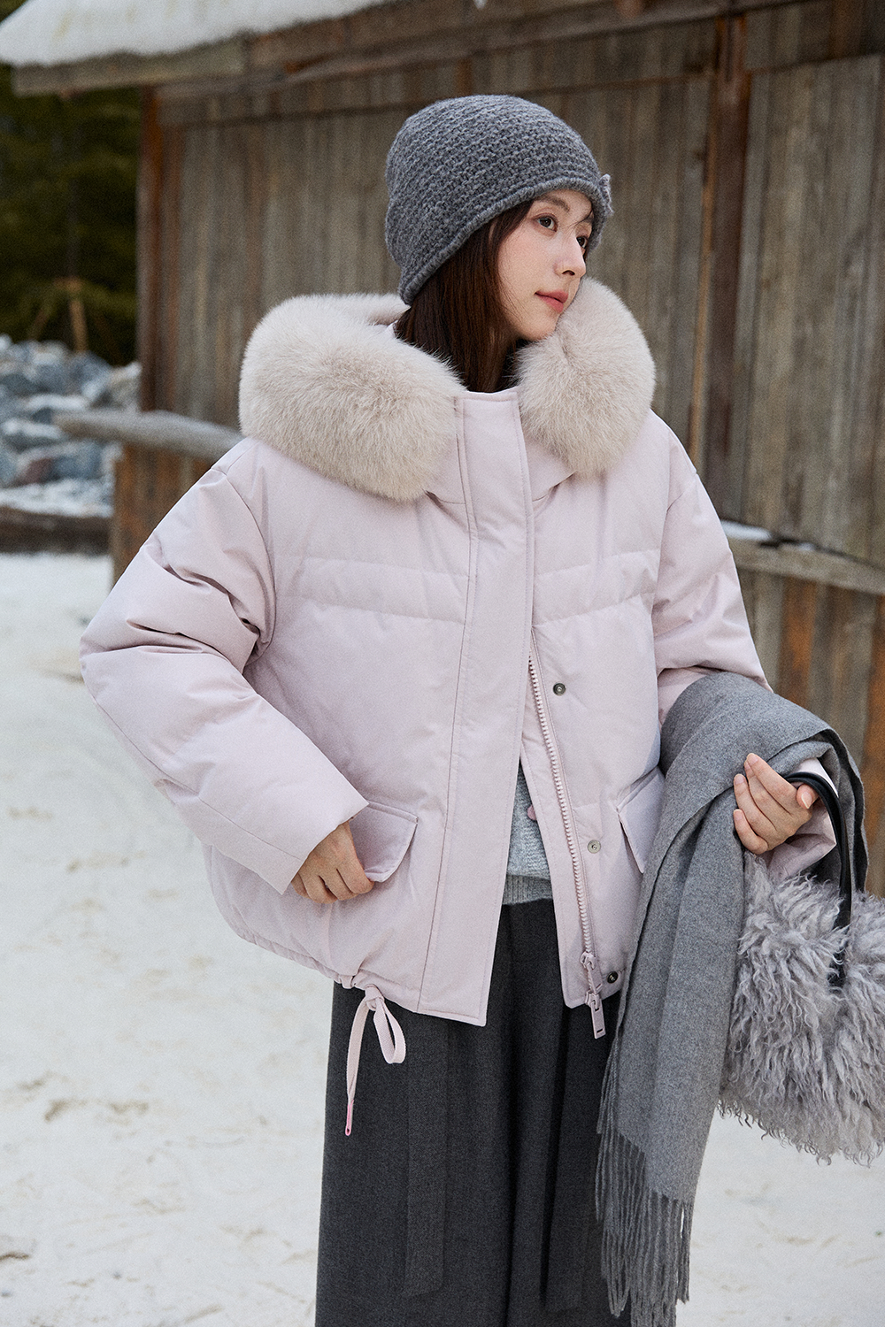 Jaket Mantel Puffer untuk Wanita