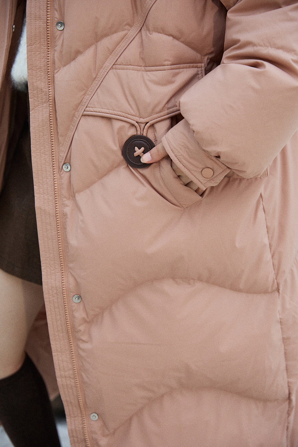 Jaket Mantel Puffer untuk Wanita