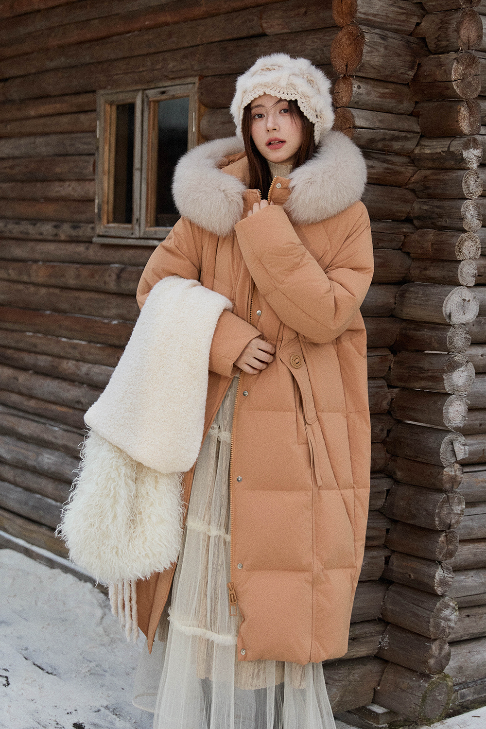 여성용 퍼퍼 재킷 코트