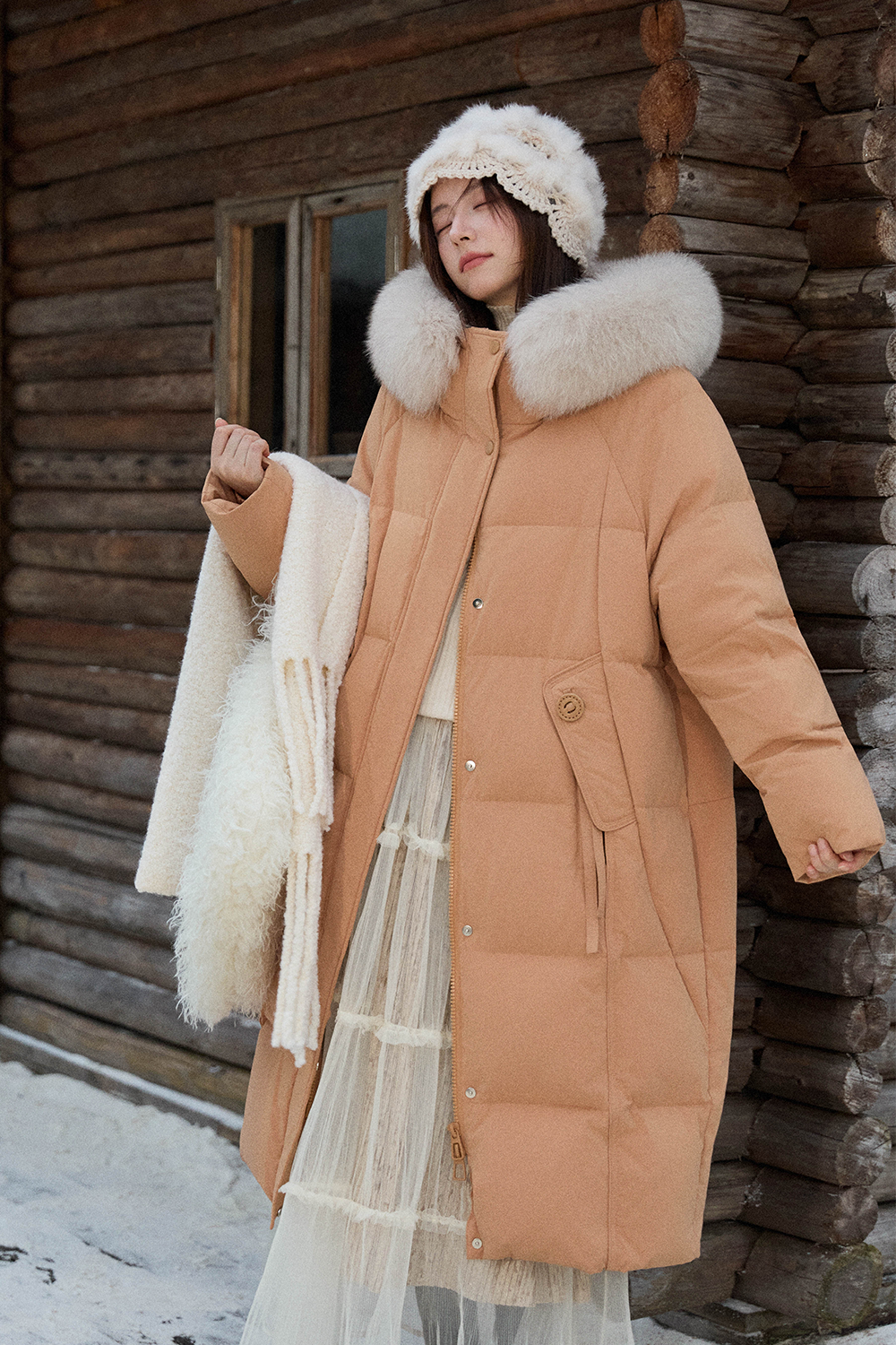 여성용 퍼퍼 재킷 코트