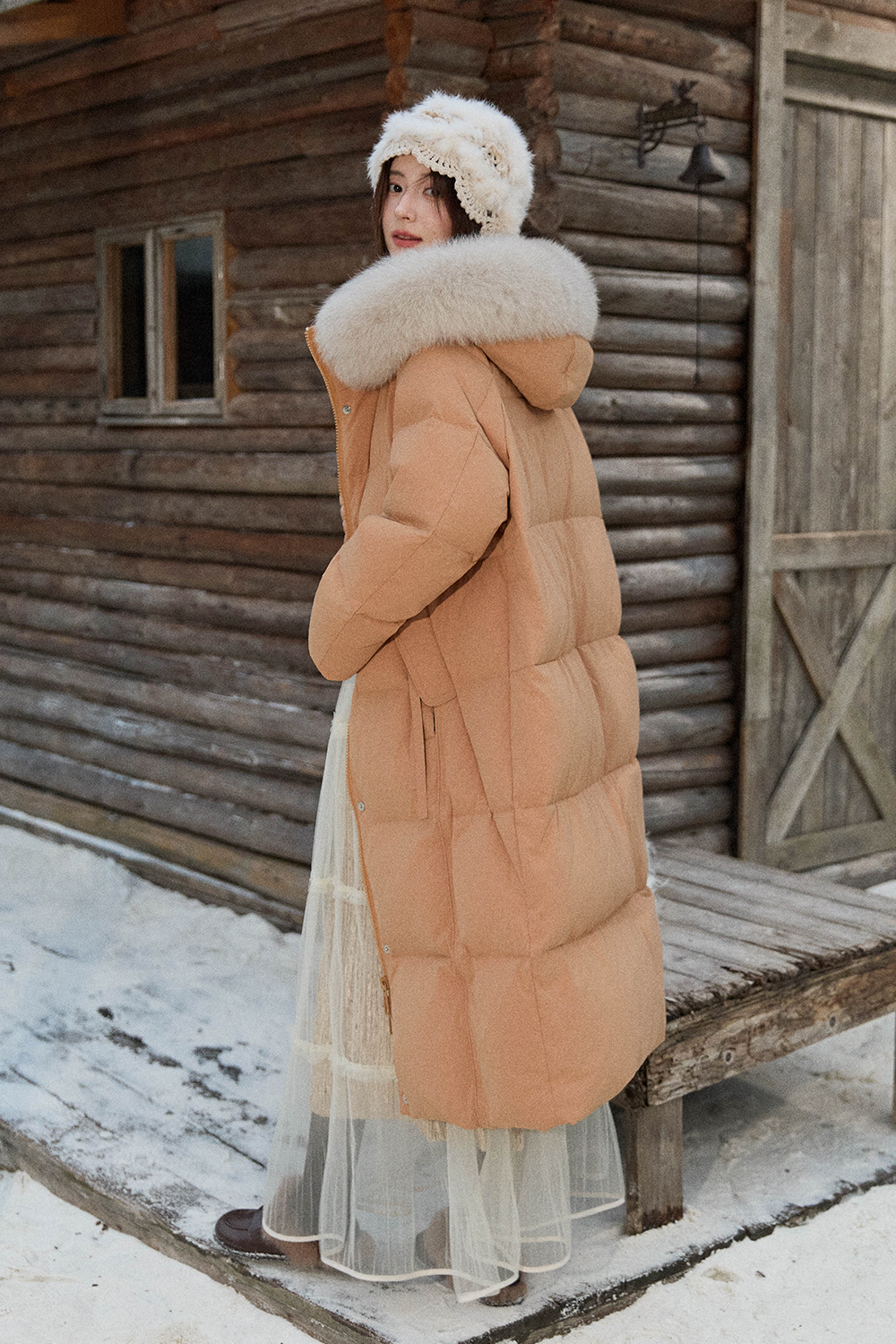 여성용 퍼퍼 재킷 코트