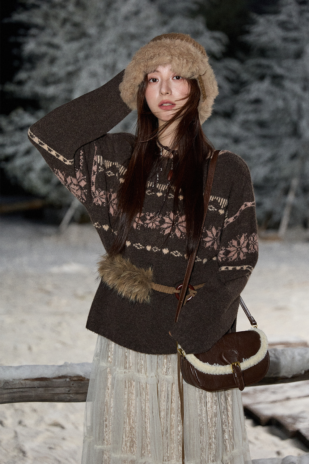 여성용 니트 셔츠