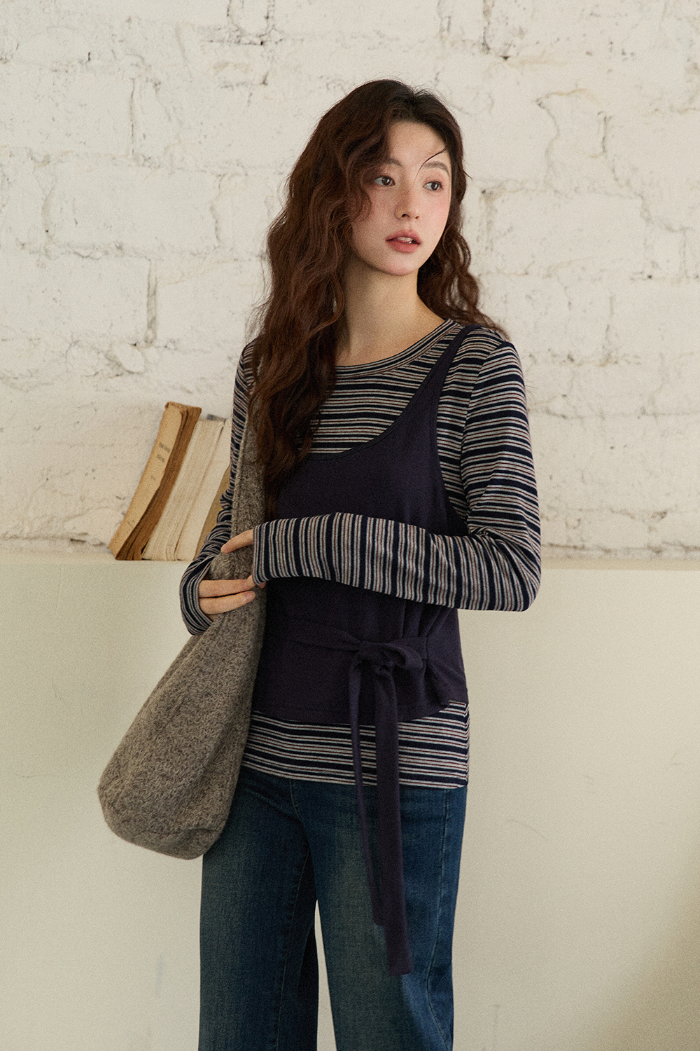 Set Suspender dan Kaos