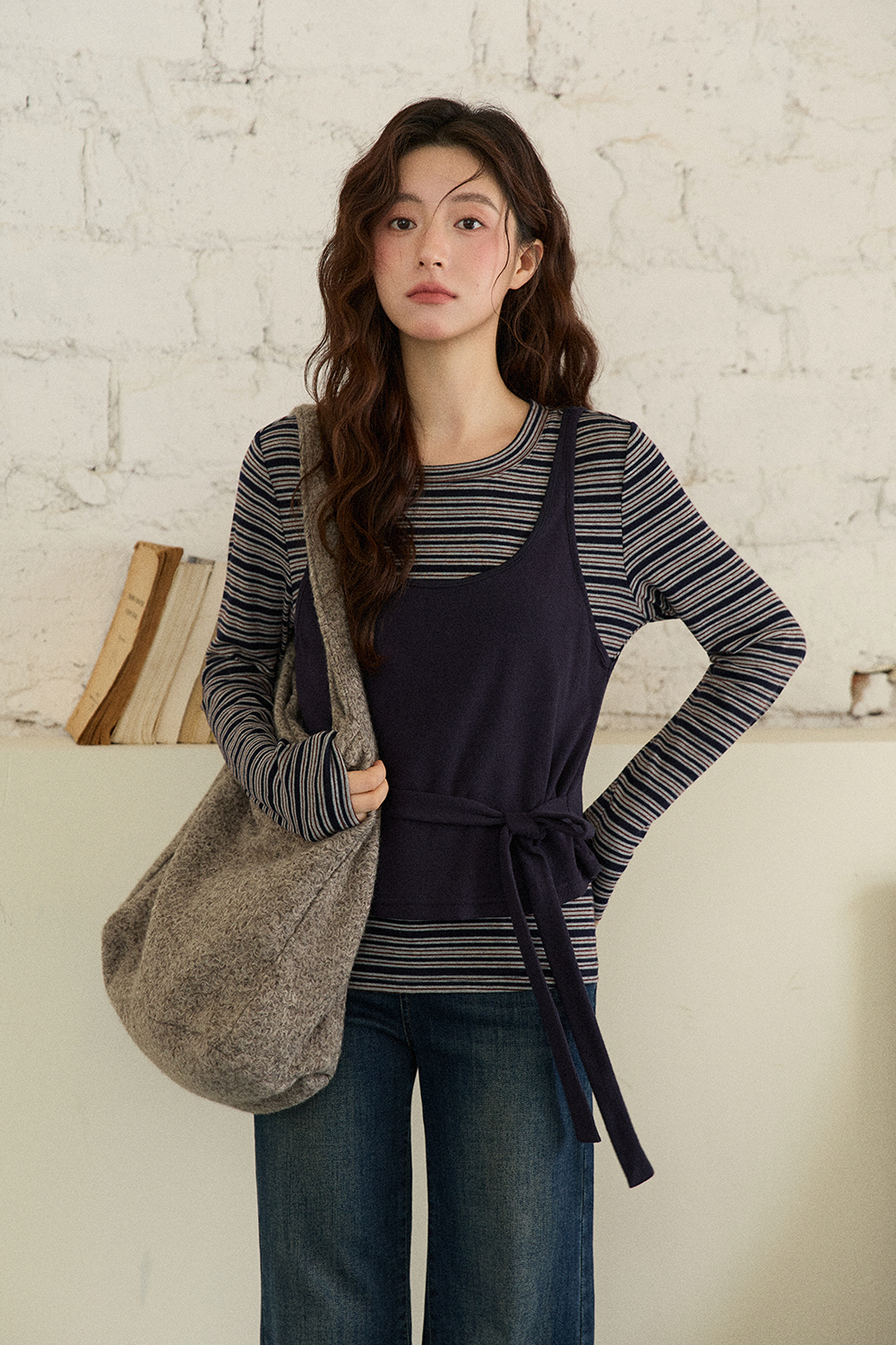 Set Suspender dan Kaos