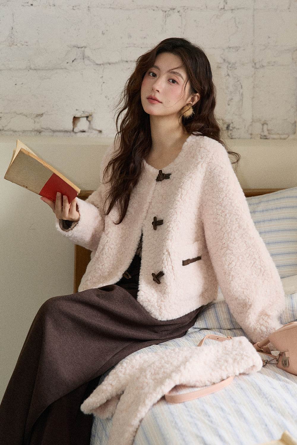 여성용 코트+스카프