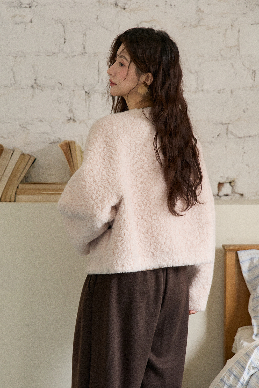 여성용 코트+스카프