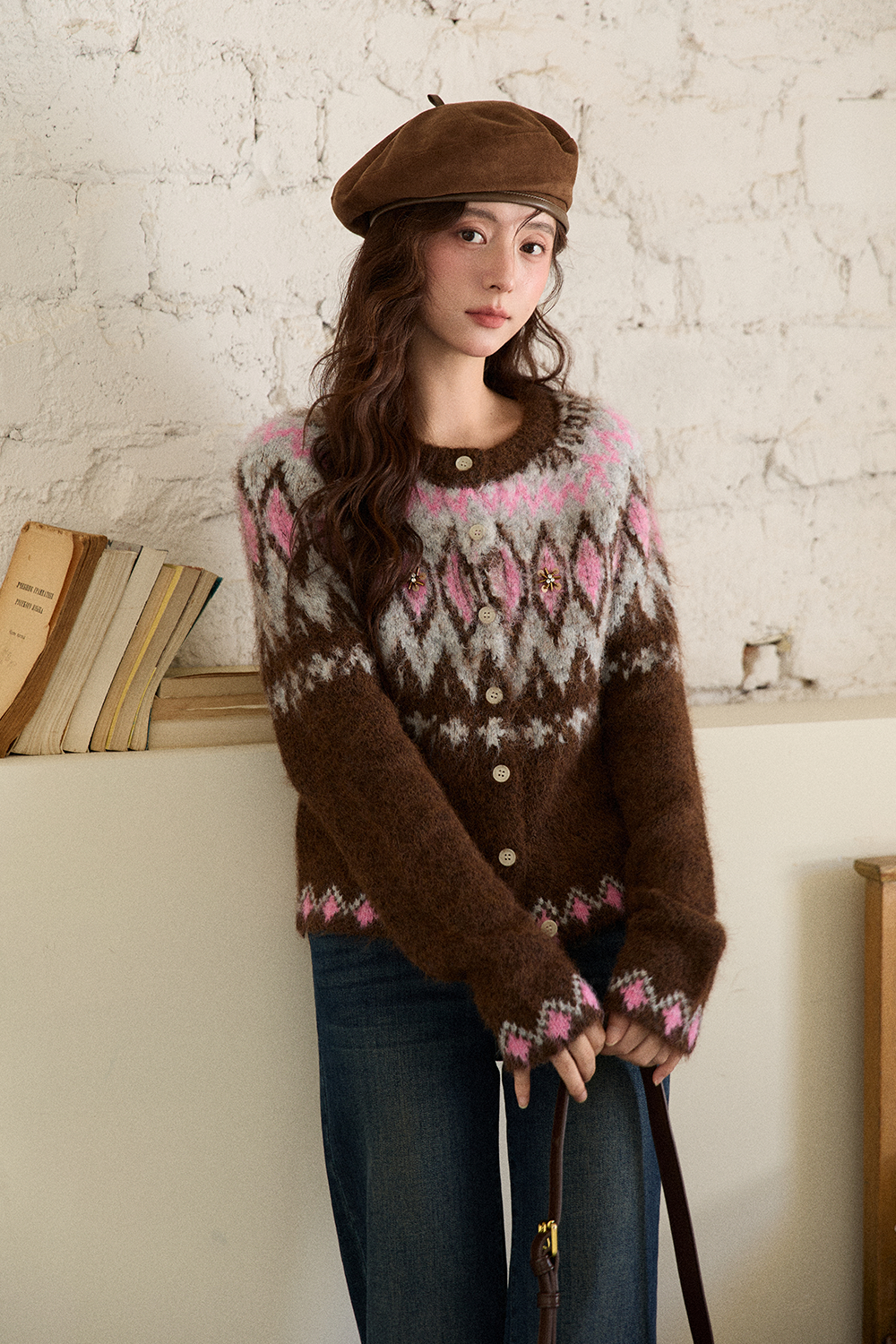 여성용 니트 셔츠