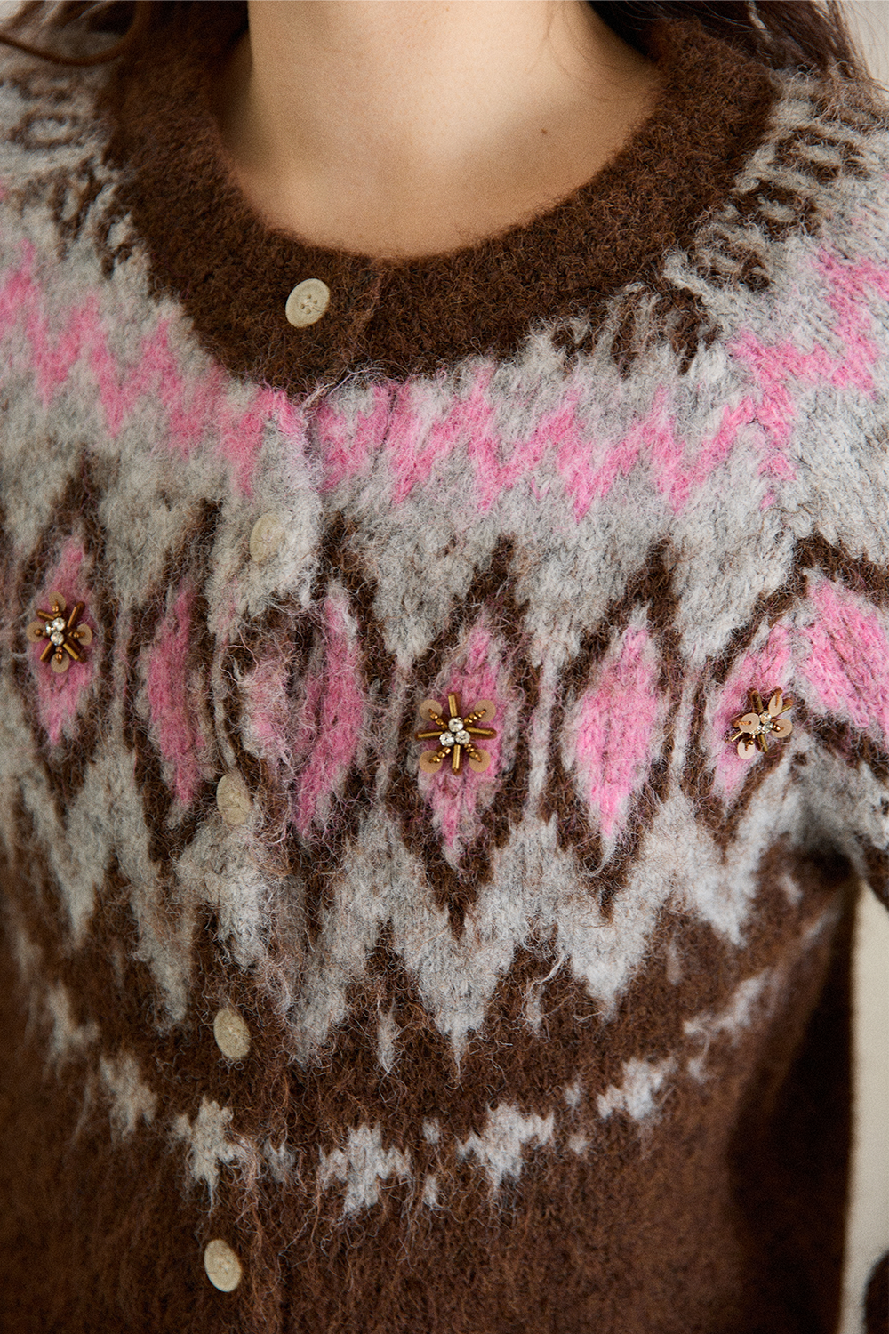 여성용 니트 셔츠