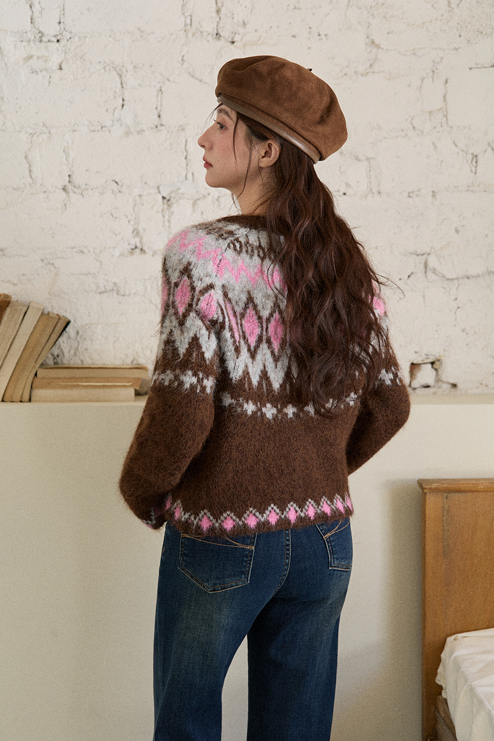 여성용 니트 셔츠