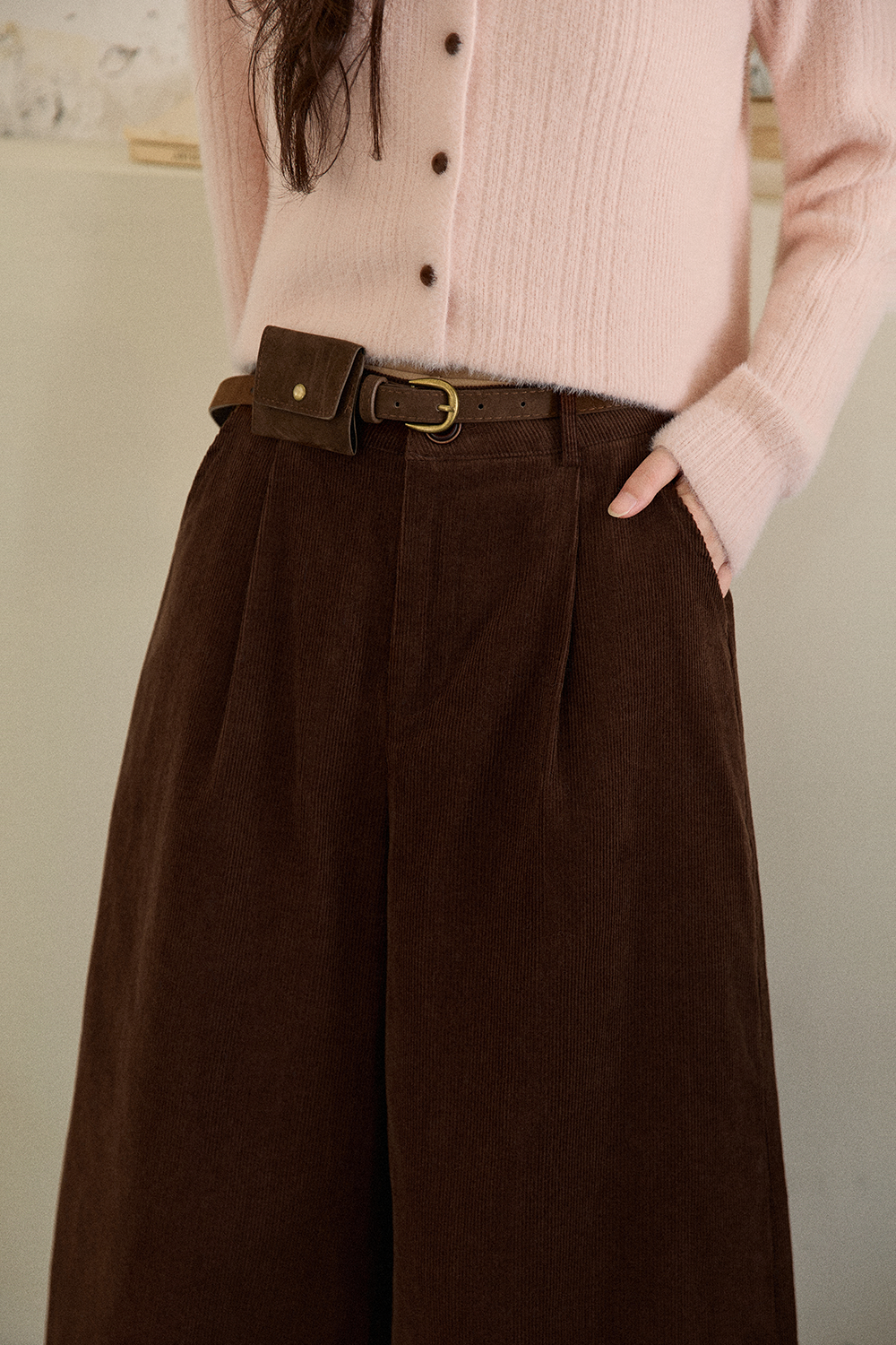 여성용 와이드 팬츠