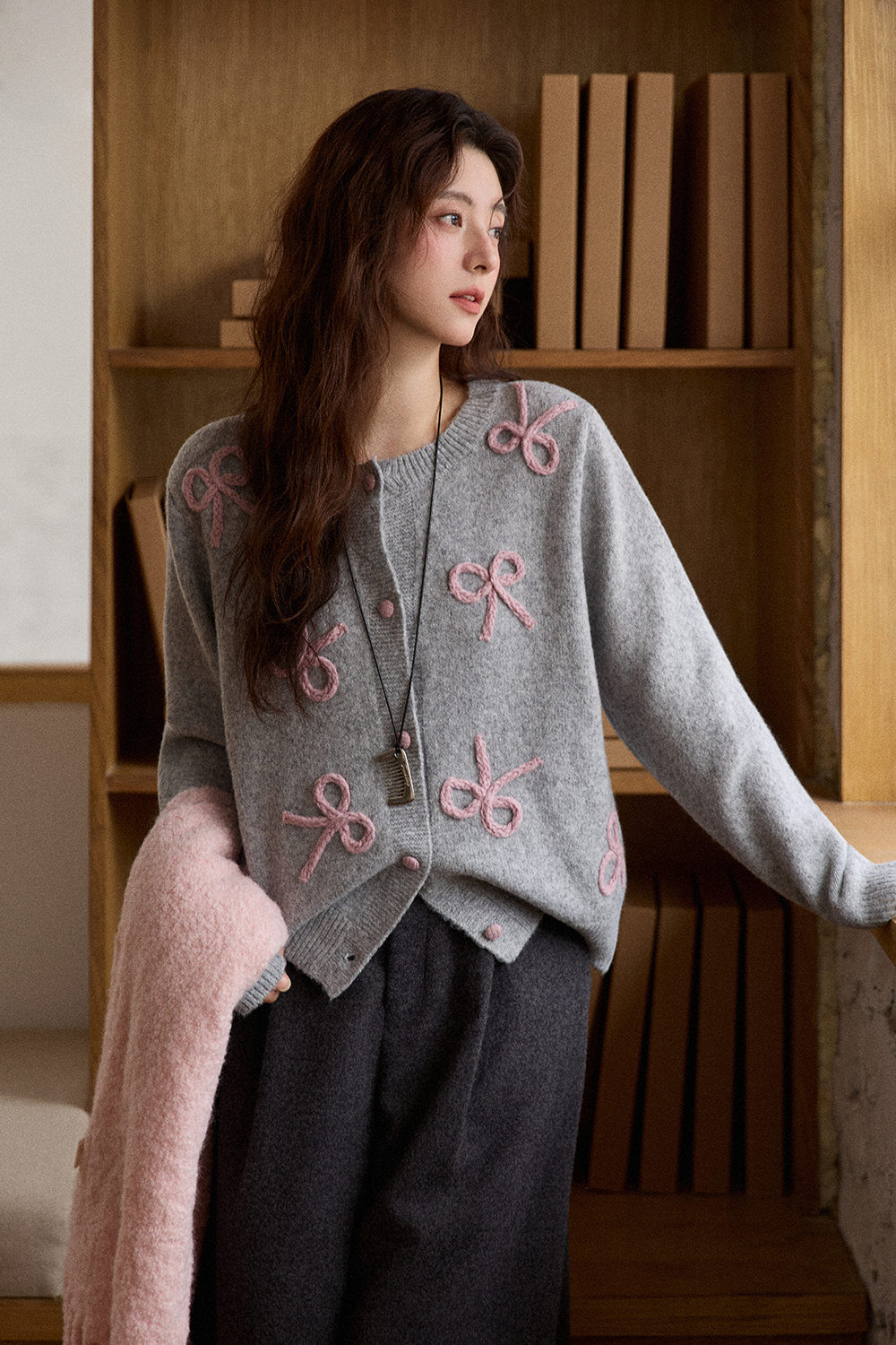 여성용 니트 셔츠