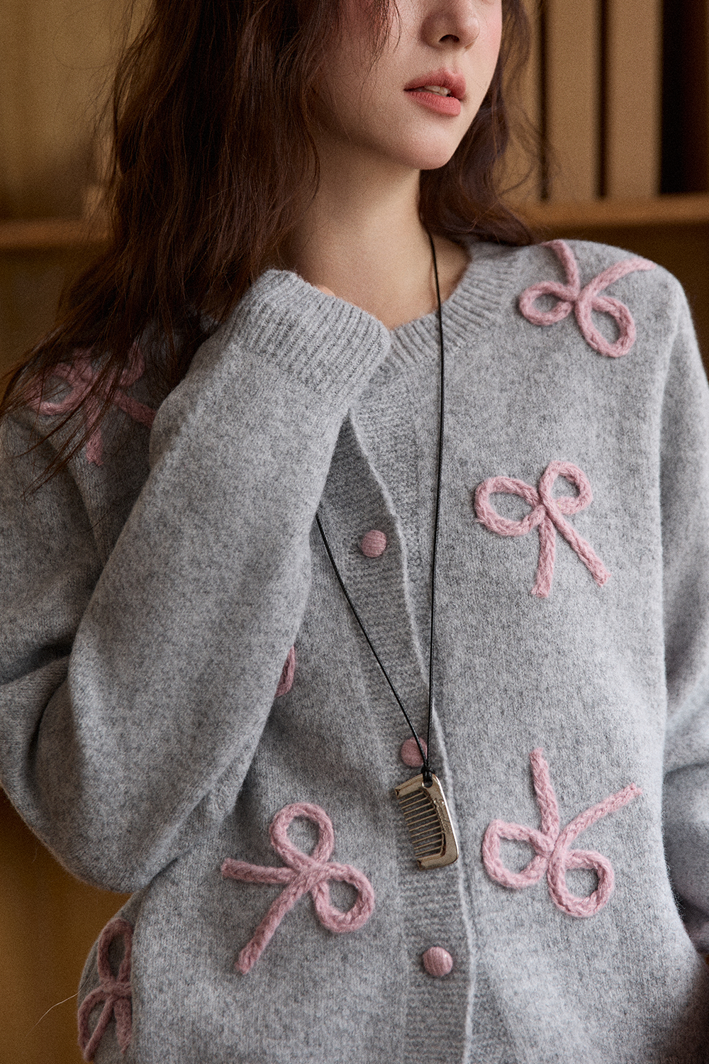 여성용 니트 셔츠