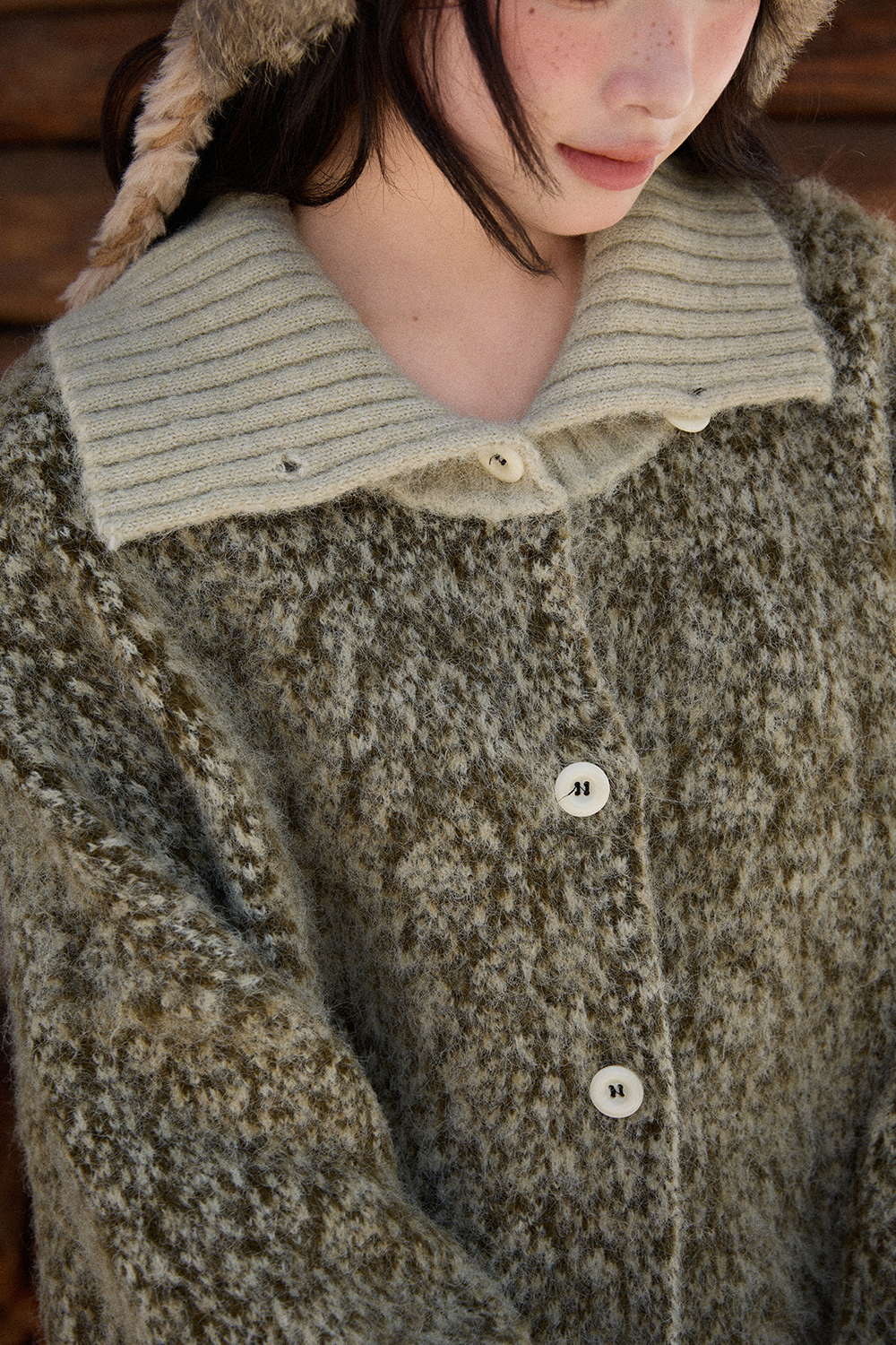 여성용 니트 셔츠