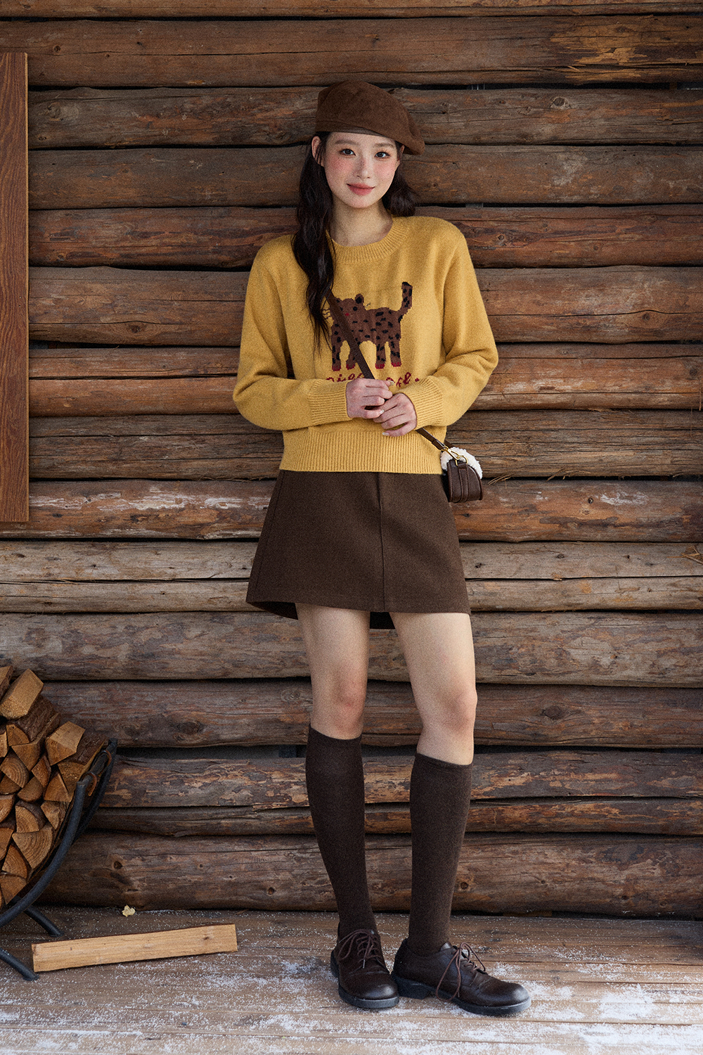 女性のためのニットシャツ