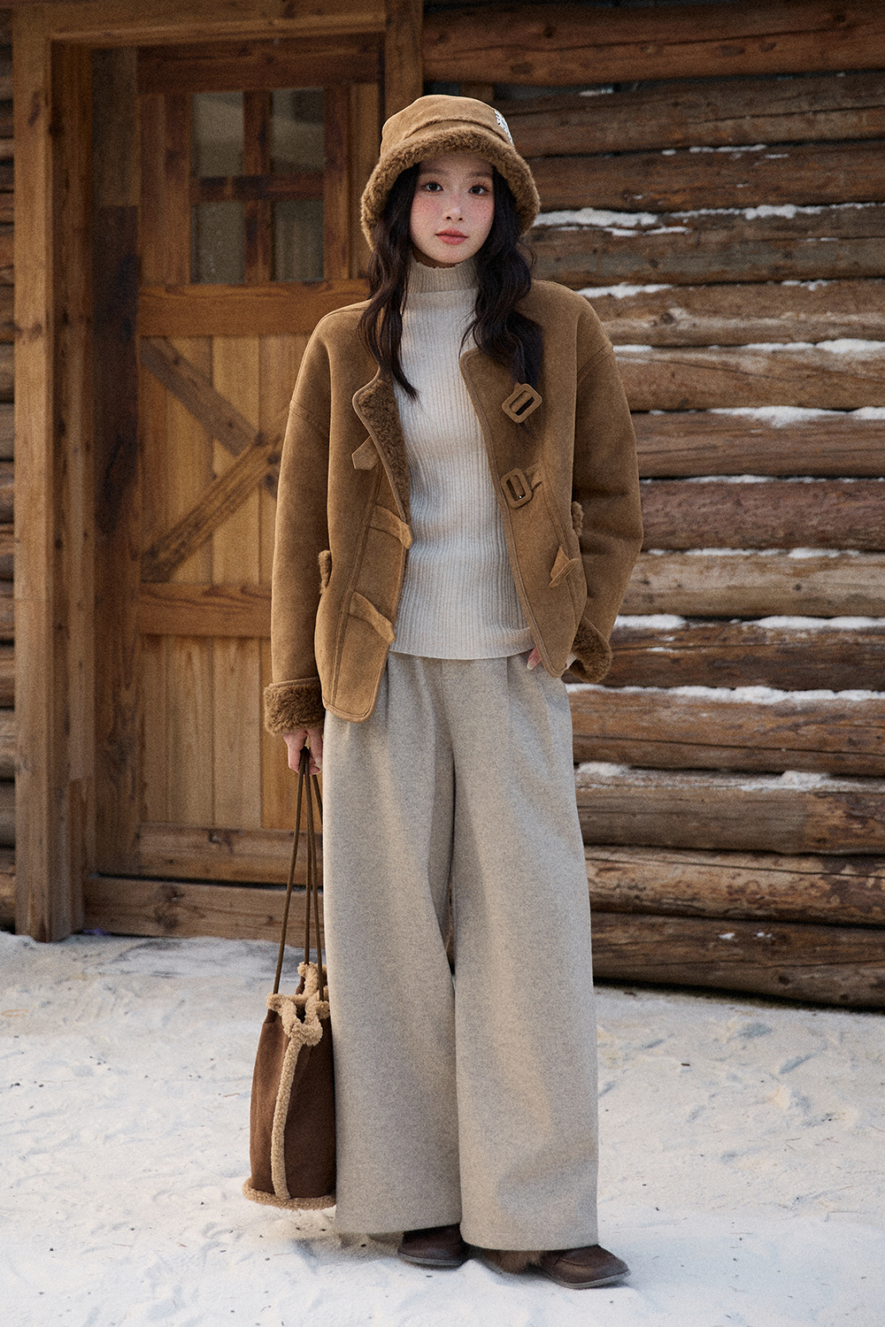 Mantel+Topi untuk Wanita