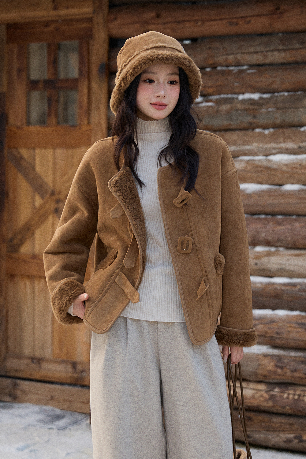 Mantel+Topi untuk Wanita