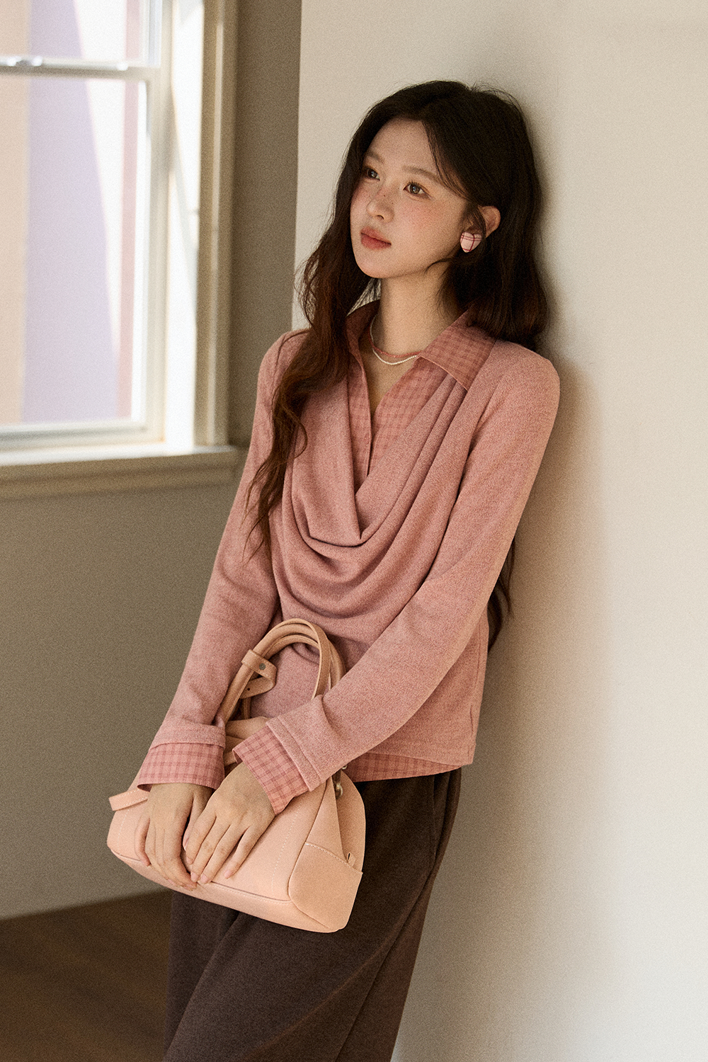 เสื้อถักปลอมสองชิ้นสำหรับผู้หญิง