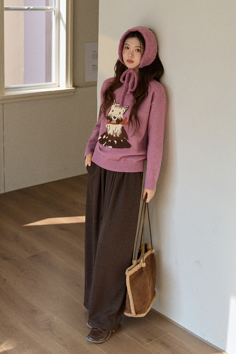 여성용 니트 셔츠