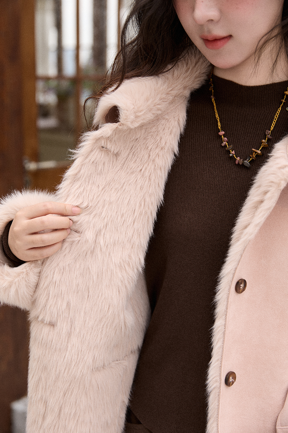 Mantel+Ikat Pinggang untuk Wanita