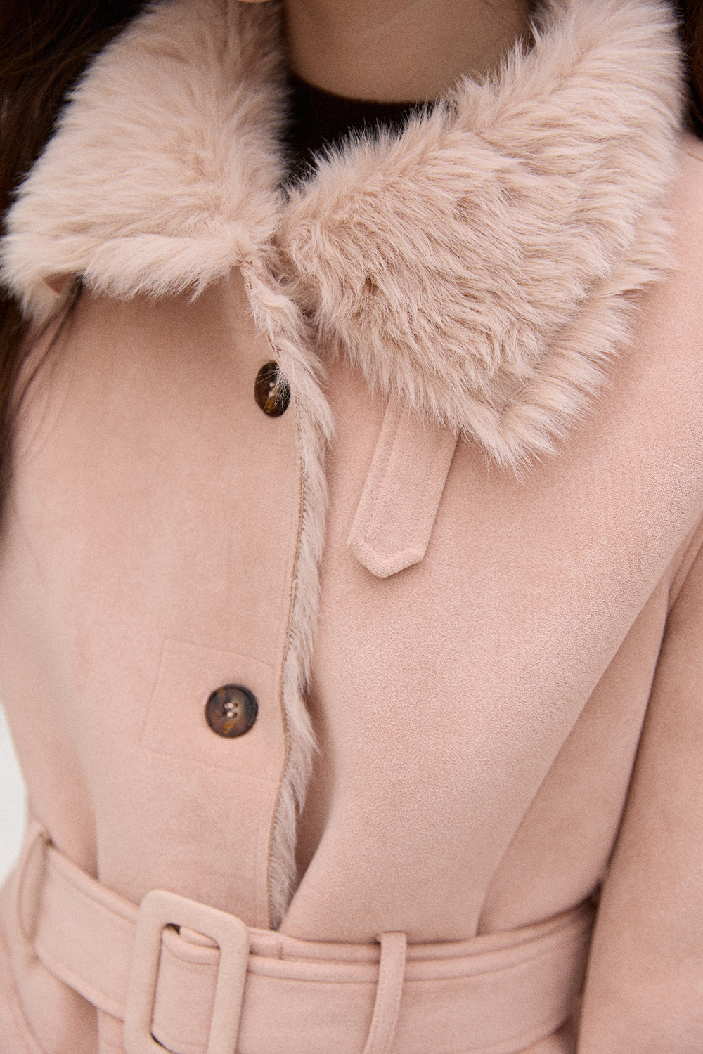 Mantel+Ikat Pinggang untuk Wanita