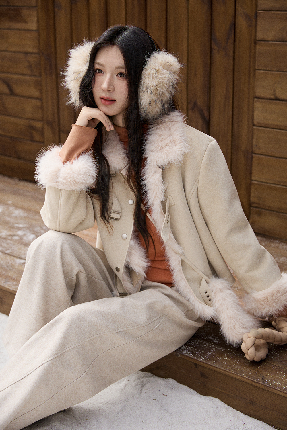 Mantel+Tas untuk Wanita