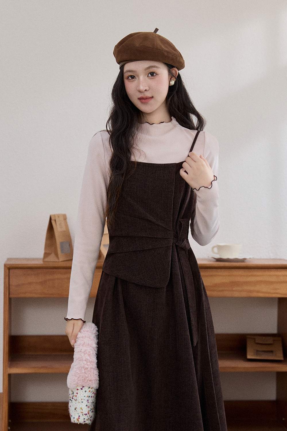 Gaun Tali Spaghetti untuk Wanita