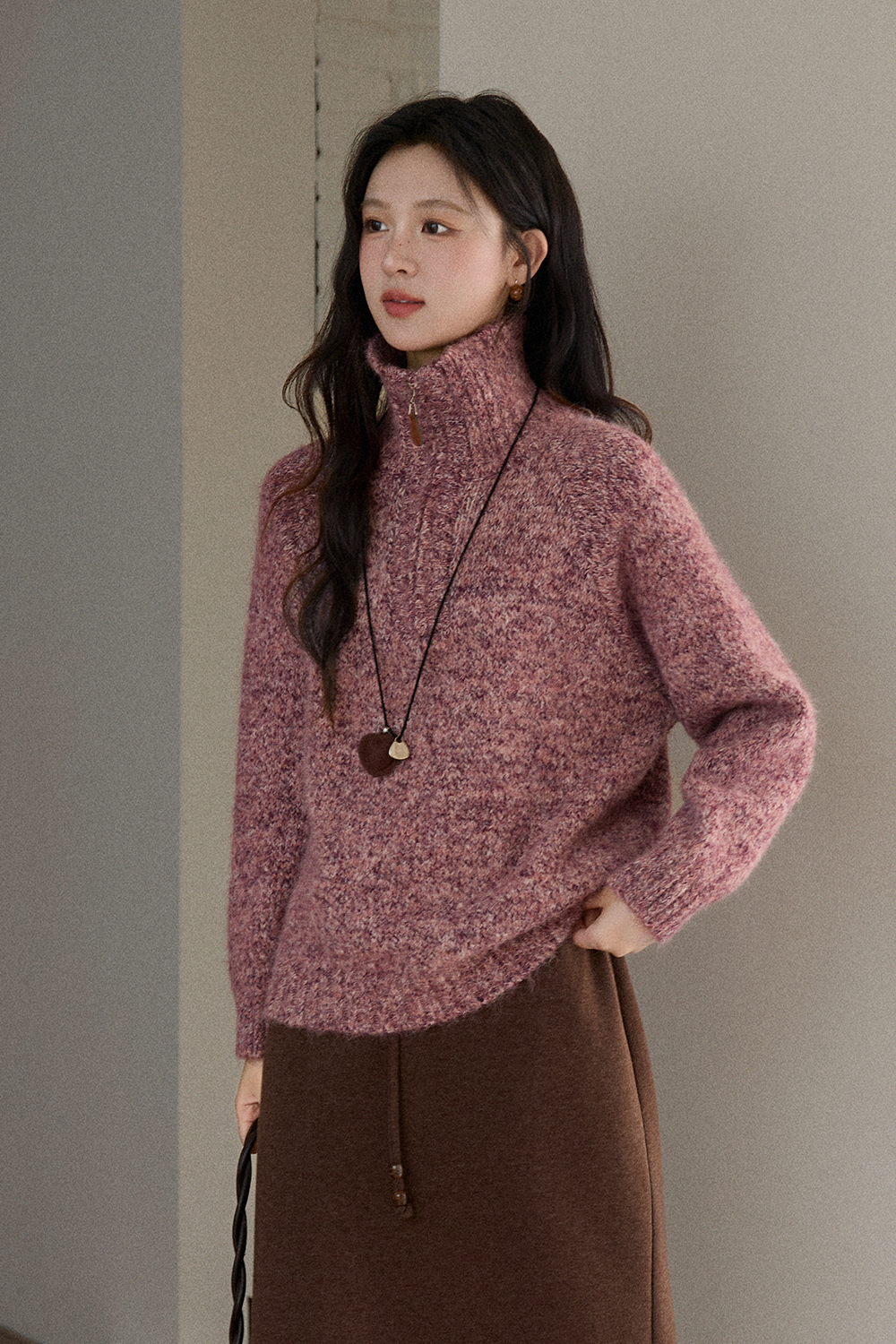 여성용 니트 셔츠