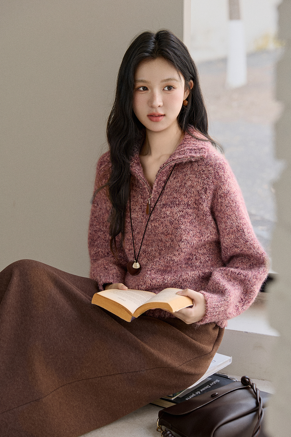 여성용 니트 셔츠