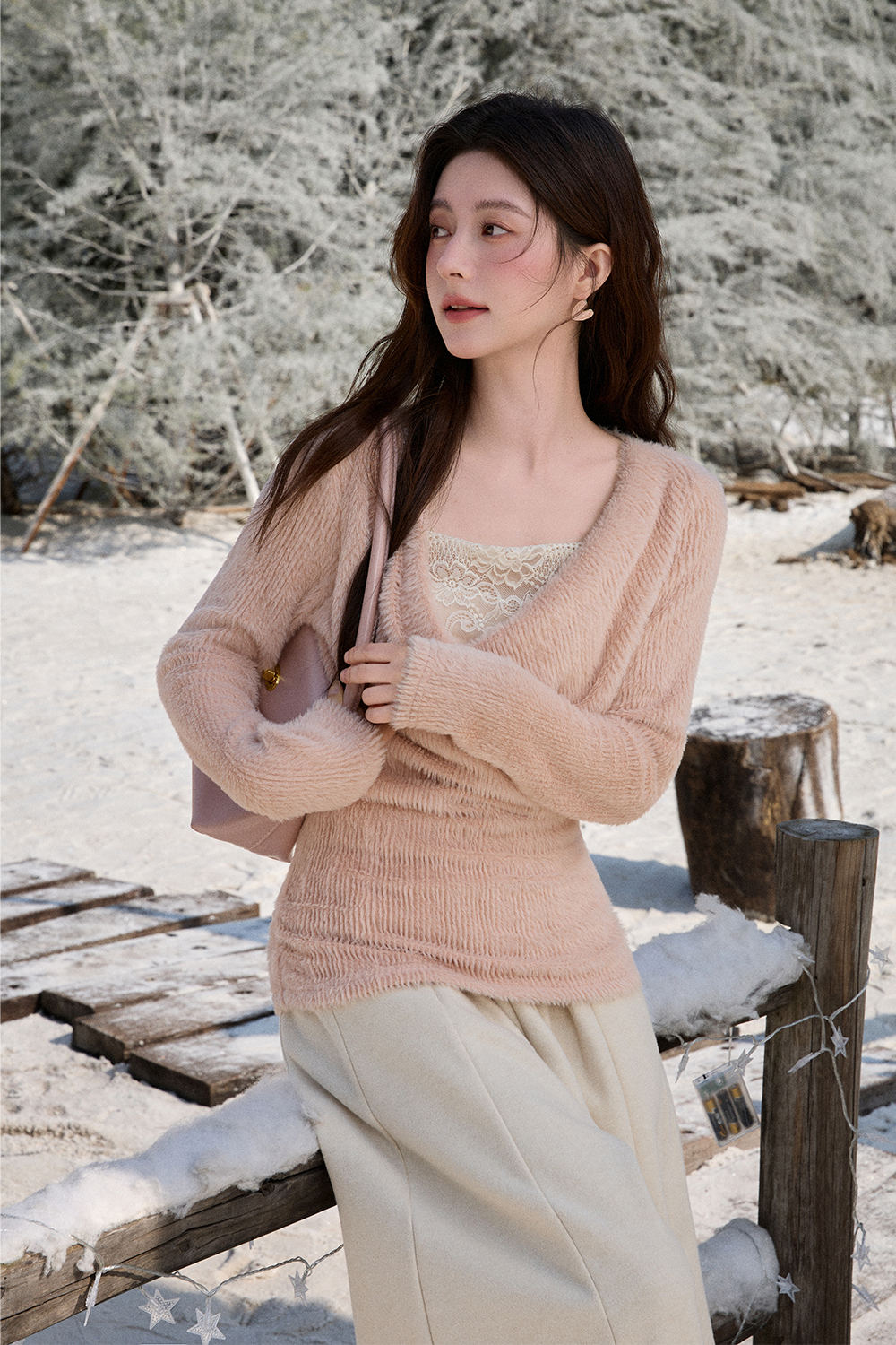 여성용 니트 셔츠