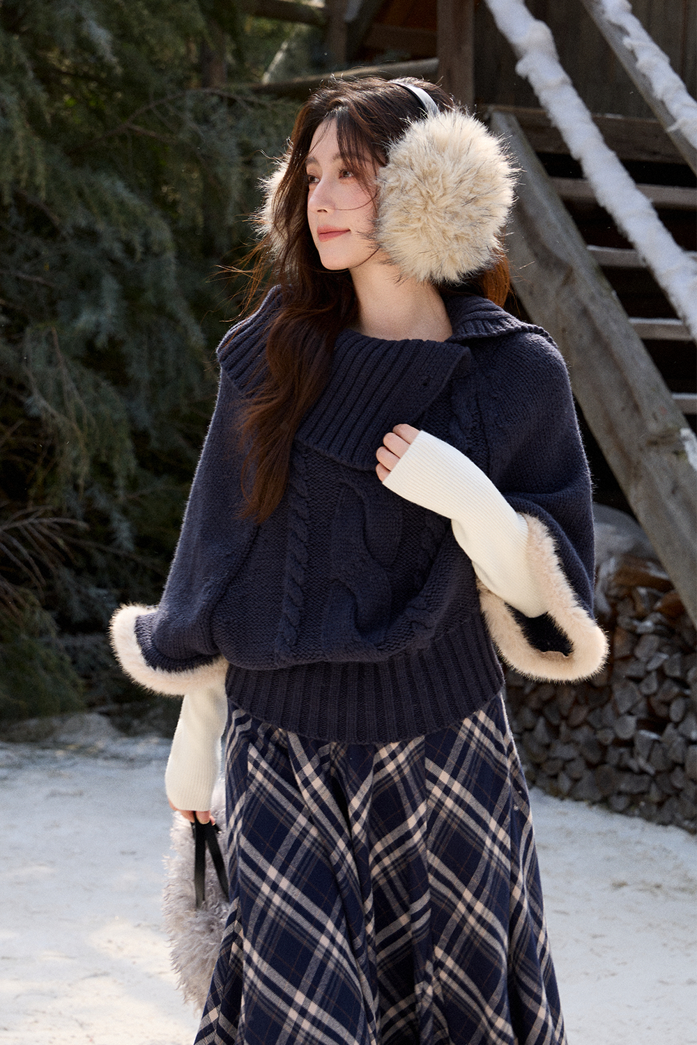 Set Kemeja dan Rok Rajut Dijual Terpisah