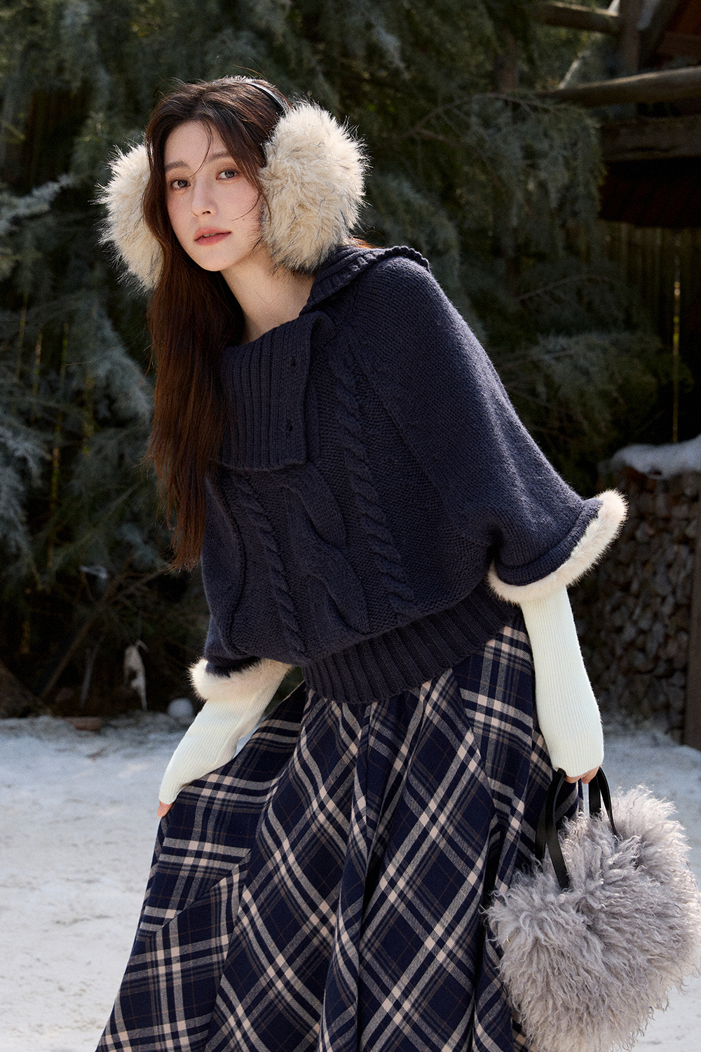 Set Kemeja dan Rok Rajut Dijual Terpisah