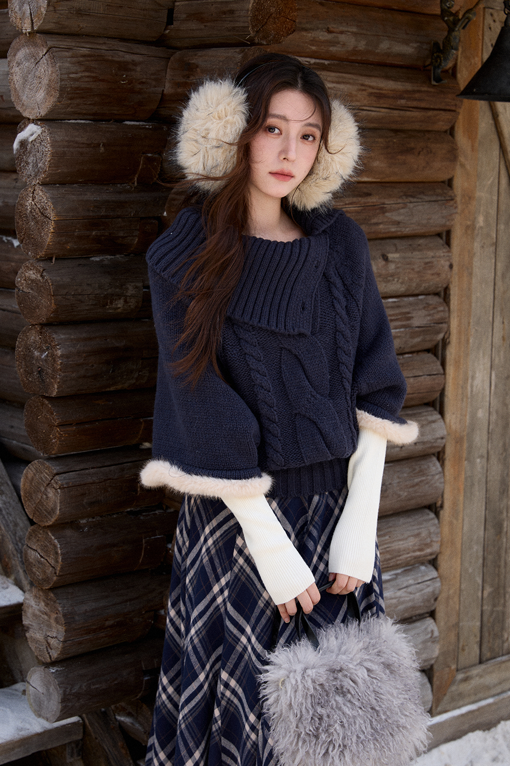 Set Kemeja dan Rok Rajut Dijual Terpisah