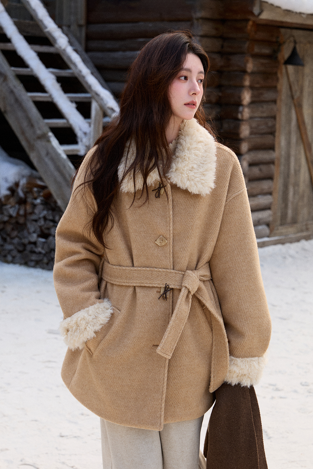 Coat+Belt for Women