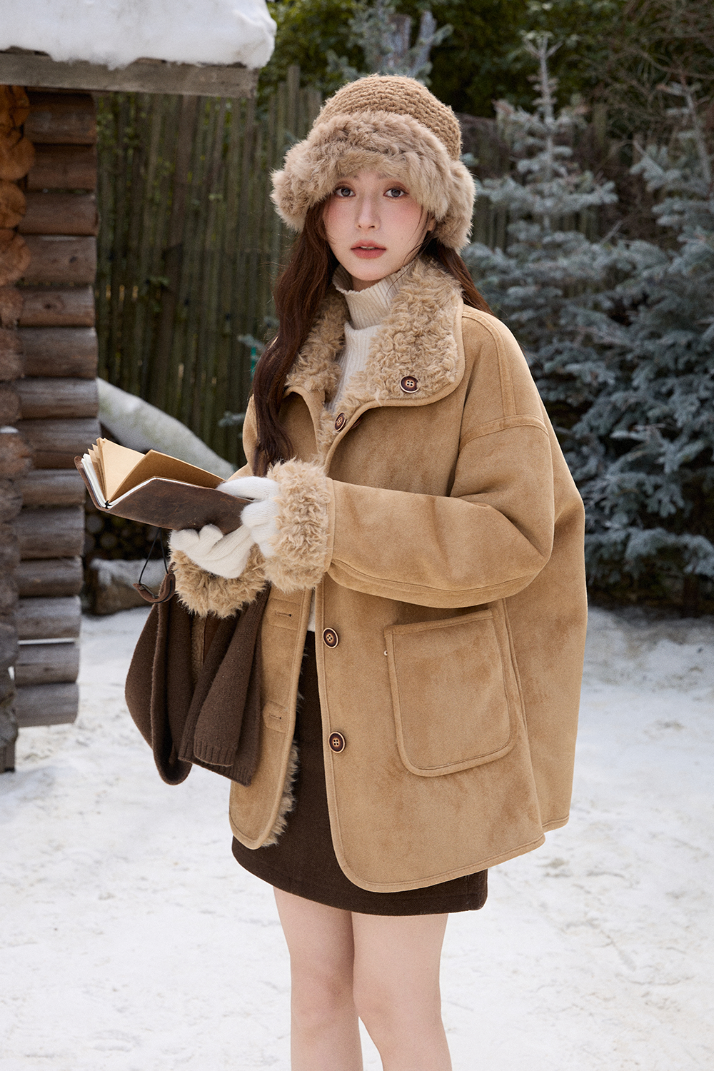 여성용 리버서블 코트