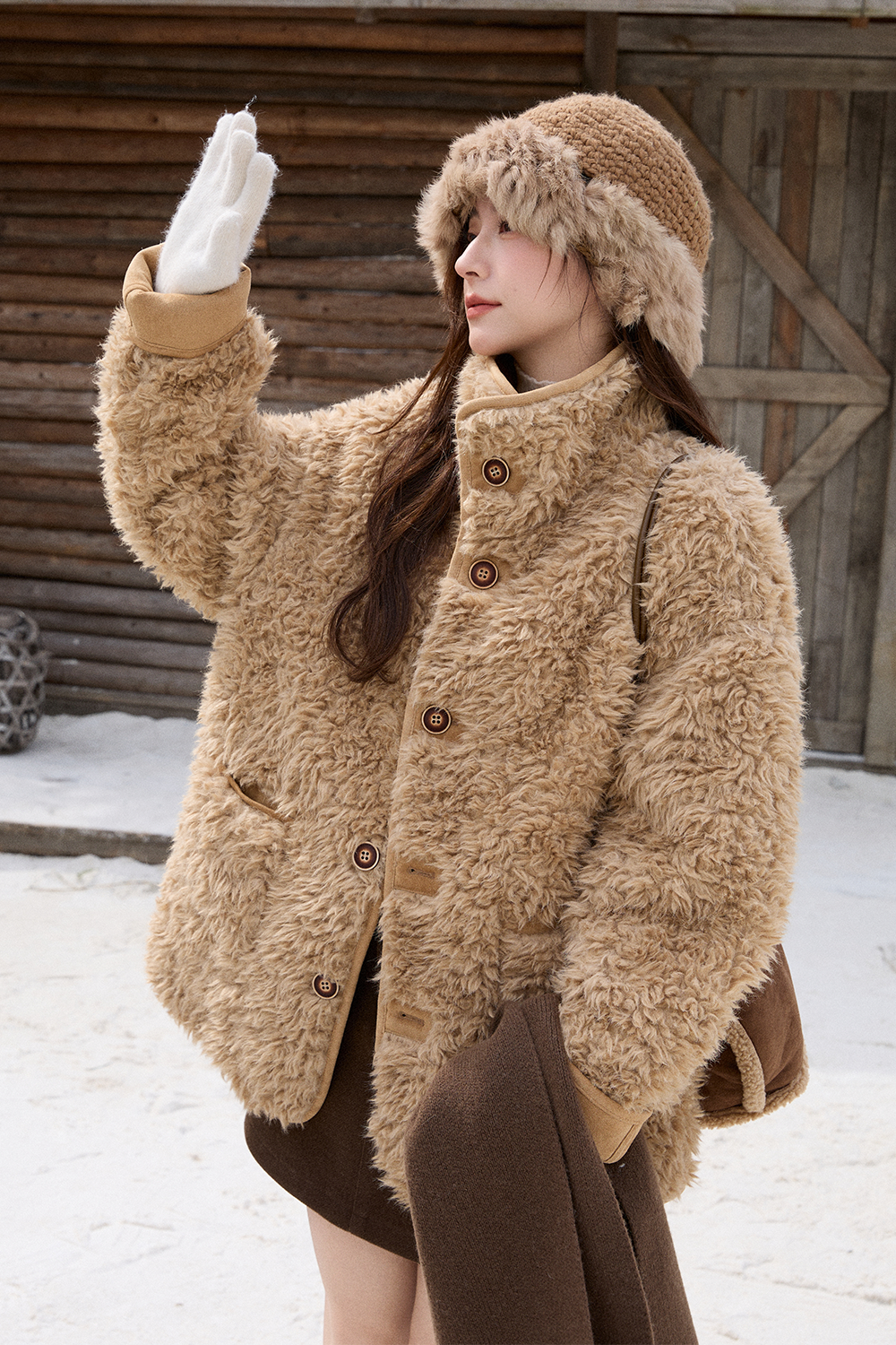 여성용 리버서블 코트