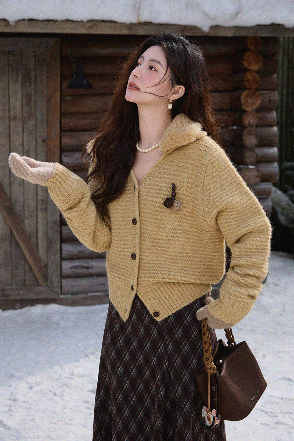 여성용 니트 셔츠