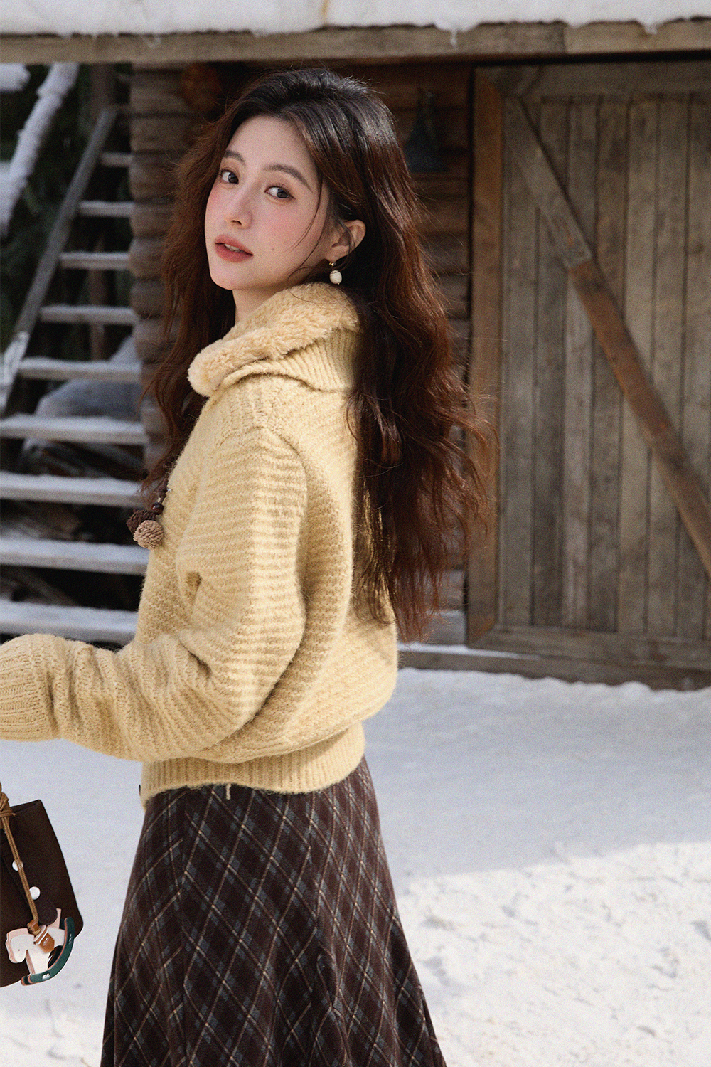 여성용 니트 셔츠