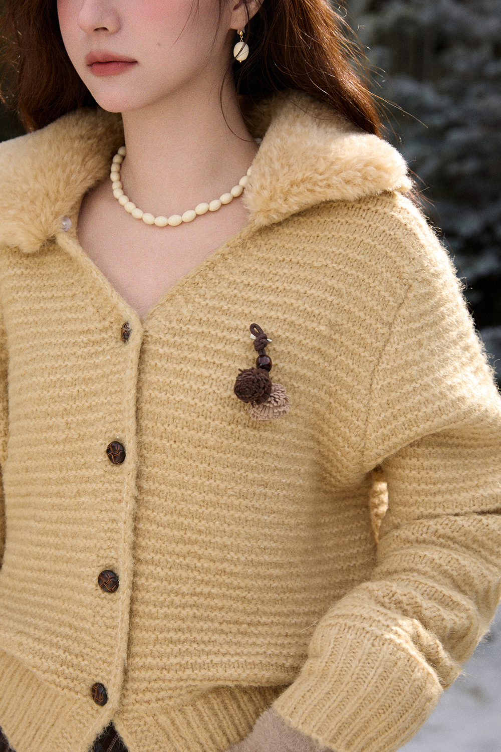 여성용 니트 셔츠