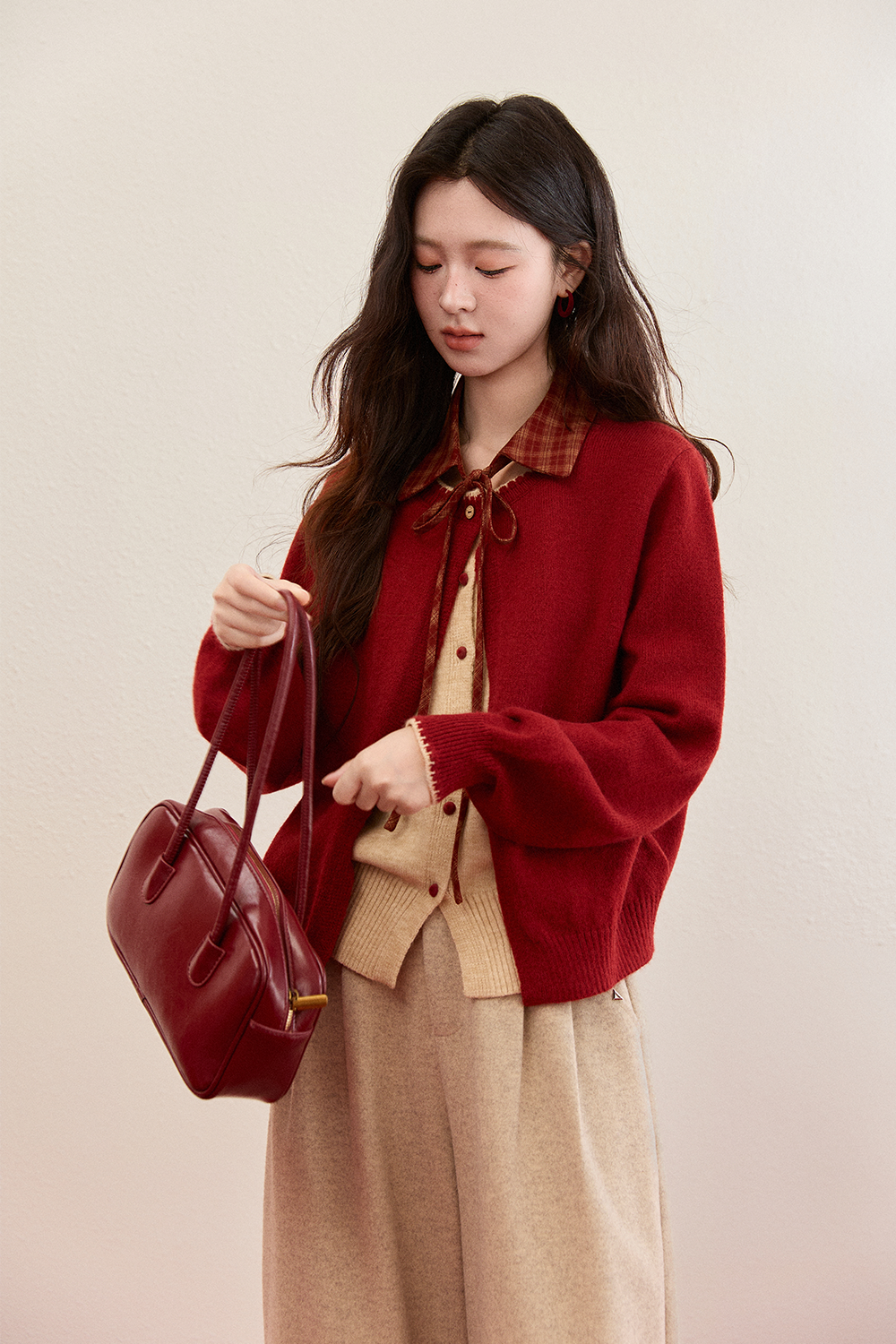 Knit Shirt+Collar for Women