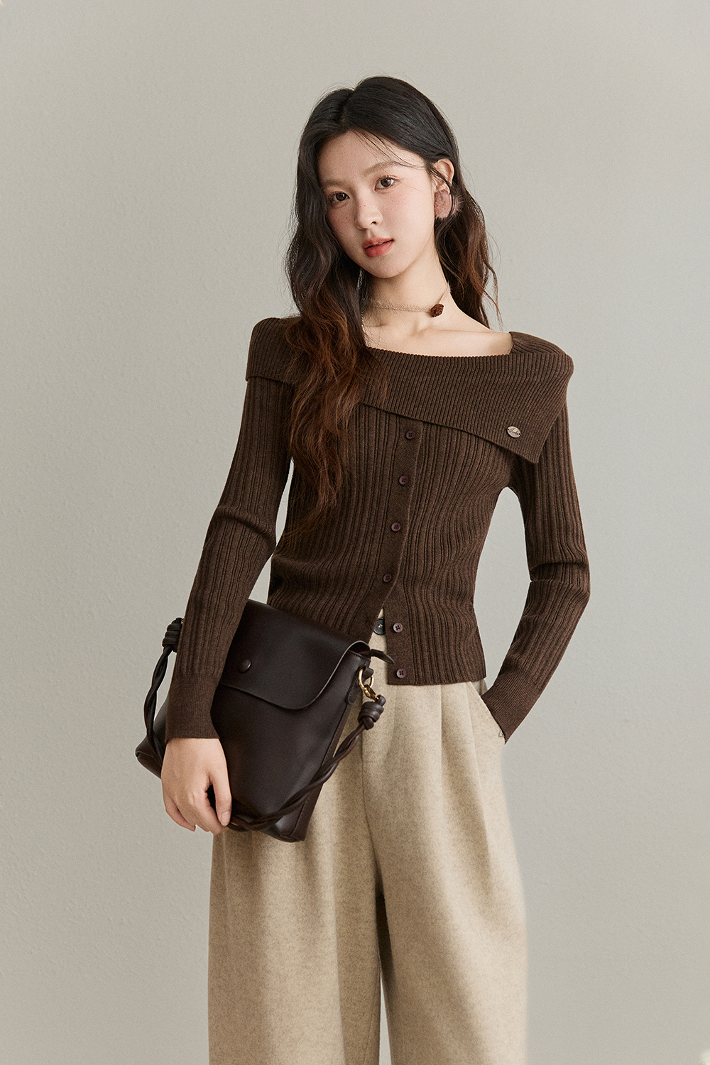 니트 셔츠와 스커트 세트 별도 판매